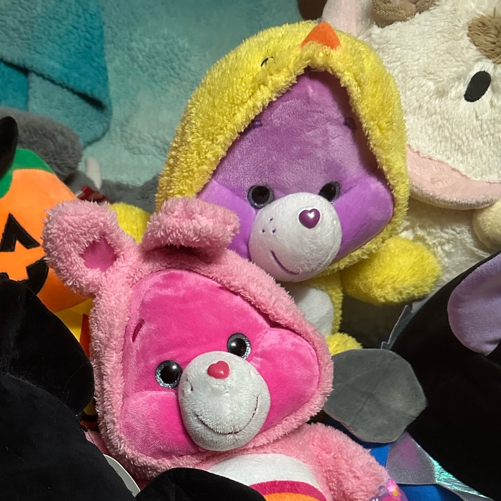 Easter Care Bears 2 pack bnwt